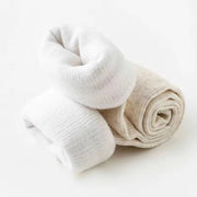 Set di calze per donna fino alla gamba, con imbottitura di fleece per calore, morbide e respiranti, con compressione leggera per effetto dimagrante e plasmante, 53cm, Cotone