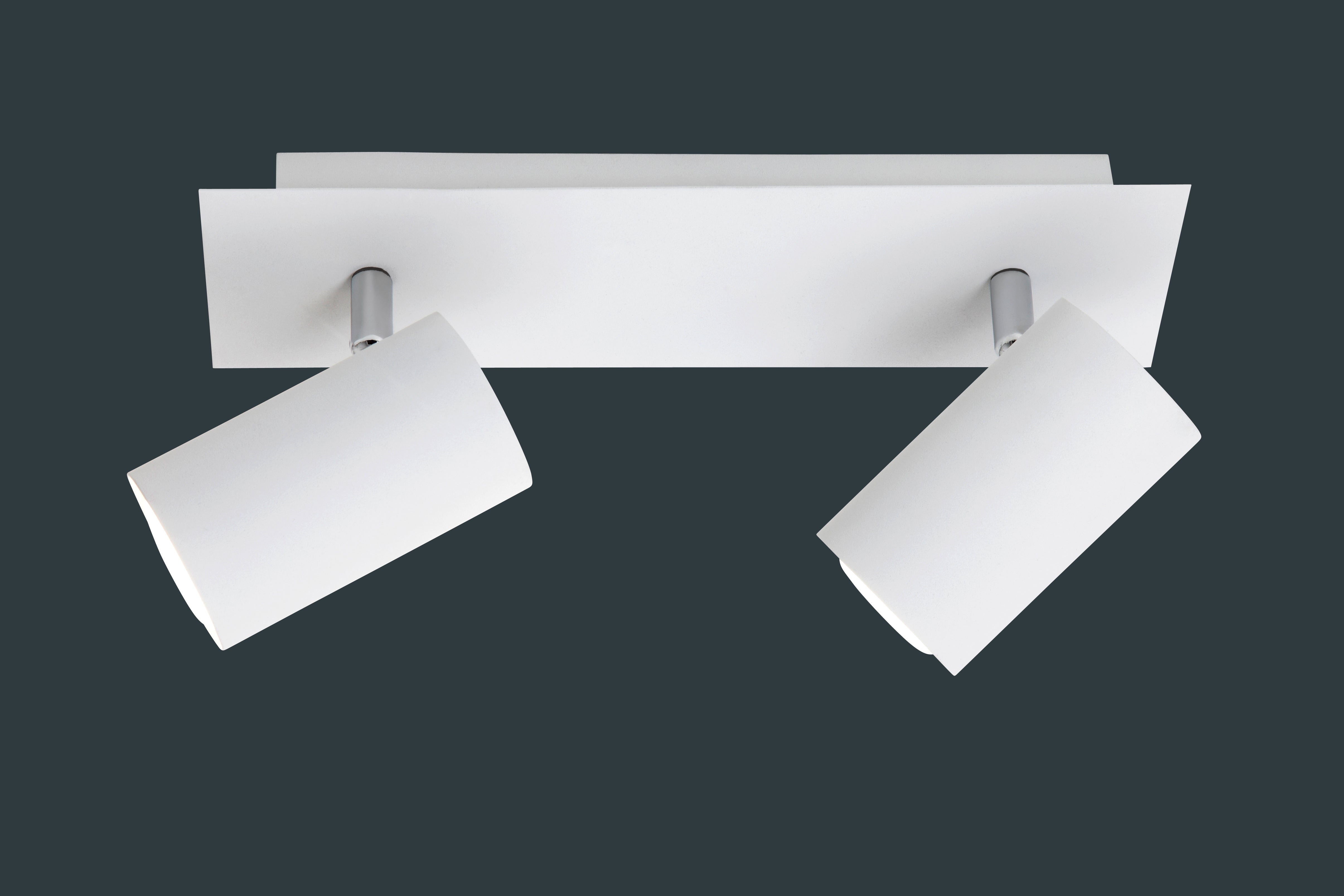 Faretti Soffitto Barra 2 Spot 3W GU10 Cilindro Bianco Marley GD Trio