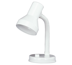 Lampada Tavolo Scrivania Bianca Moderna Regolabile 30 cm Pronto GD Trio