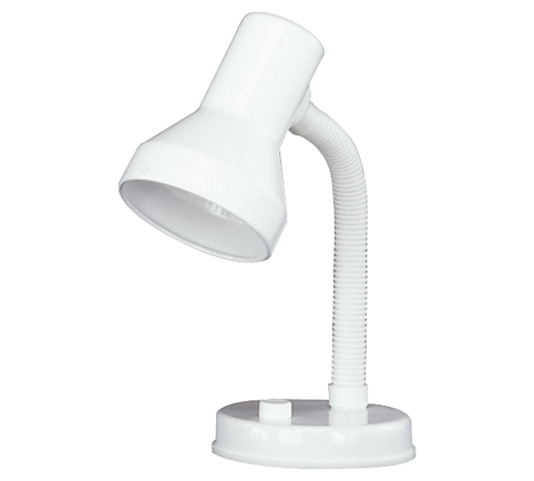 Lampada Tavolo Scrivania Bianca Moderna Regolabile 30 cm Pronto GD Trio