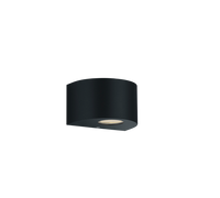 Applique Led da Esterno 2 Luci Mezza Luna Nera Rosario GD Trio