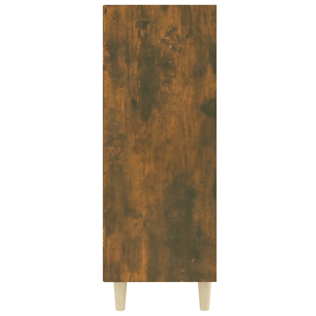 Credenza Rovere Fumo 69,5x32,5x90 cm in Legno Multistrato 817375