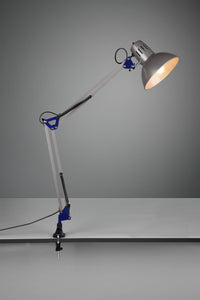 Lampada Scrivania a Morsetto Pinza Architetto Design Alluminio Tajo GD Trio