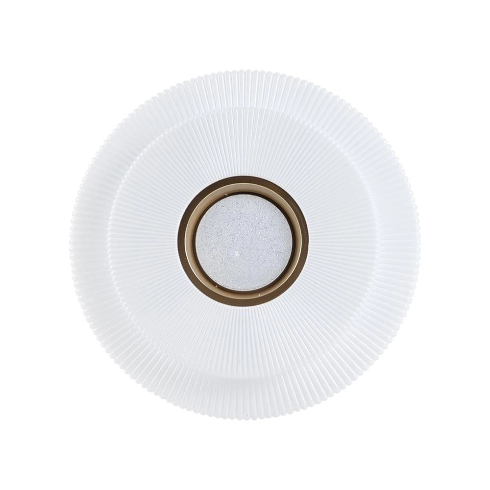 Trade Shop - Plafoniera Led Lampada Da Soffitto 60w Luce Bianco Freddo 6500k Oro Bianco 63824 -