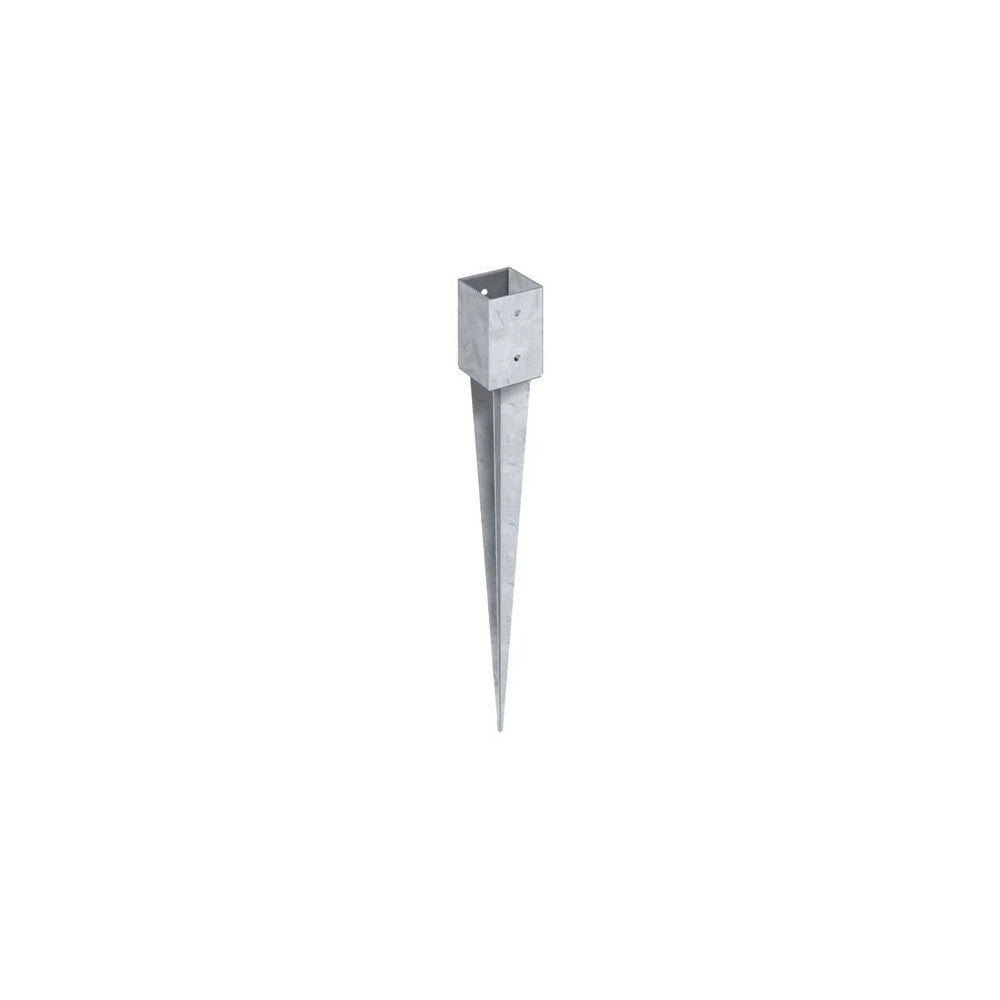 SUPPORTO PER TRAVI CON ANCORAGGIO AL TERRENO 100x100 mm