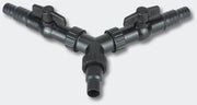 Distributore a Y 20/25 mm per tubo per laghetto (3/4"/1") valvola di regolazione 4216415