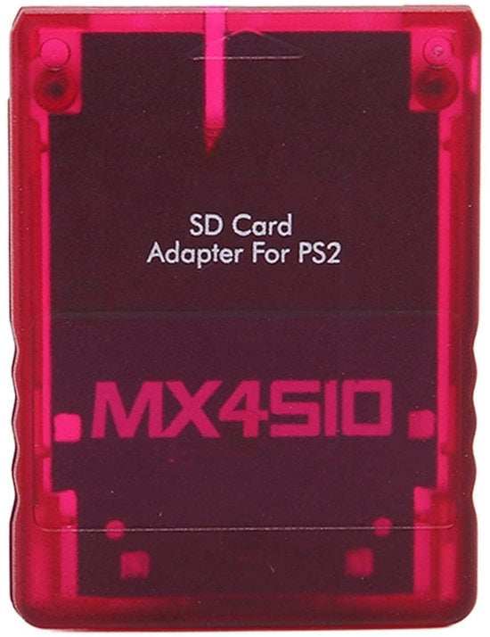 Adattatore di scheda SIO2SD per PS2 - Fatto a mano - Sostituzione - Rosso - Duraturo e affidabile - Adatto per PS2 - Adattatore per espandere la memoria...