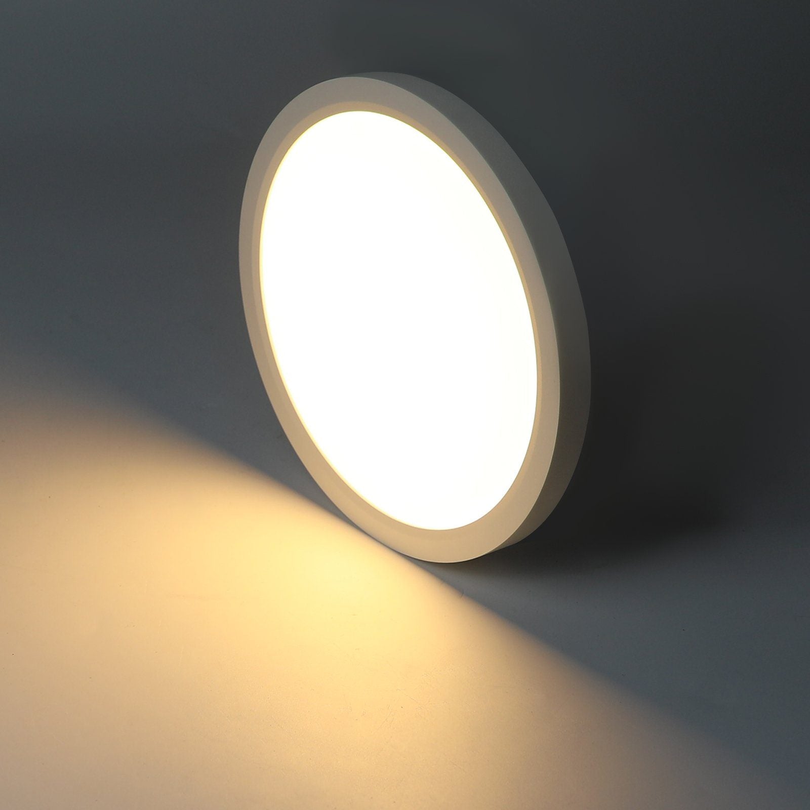 ZMH Lampada da soffitto LED rotonda moderna 24W bianca risparmio energetico per interni