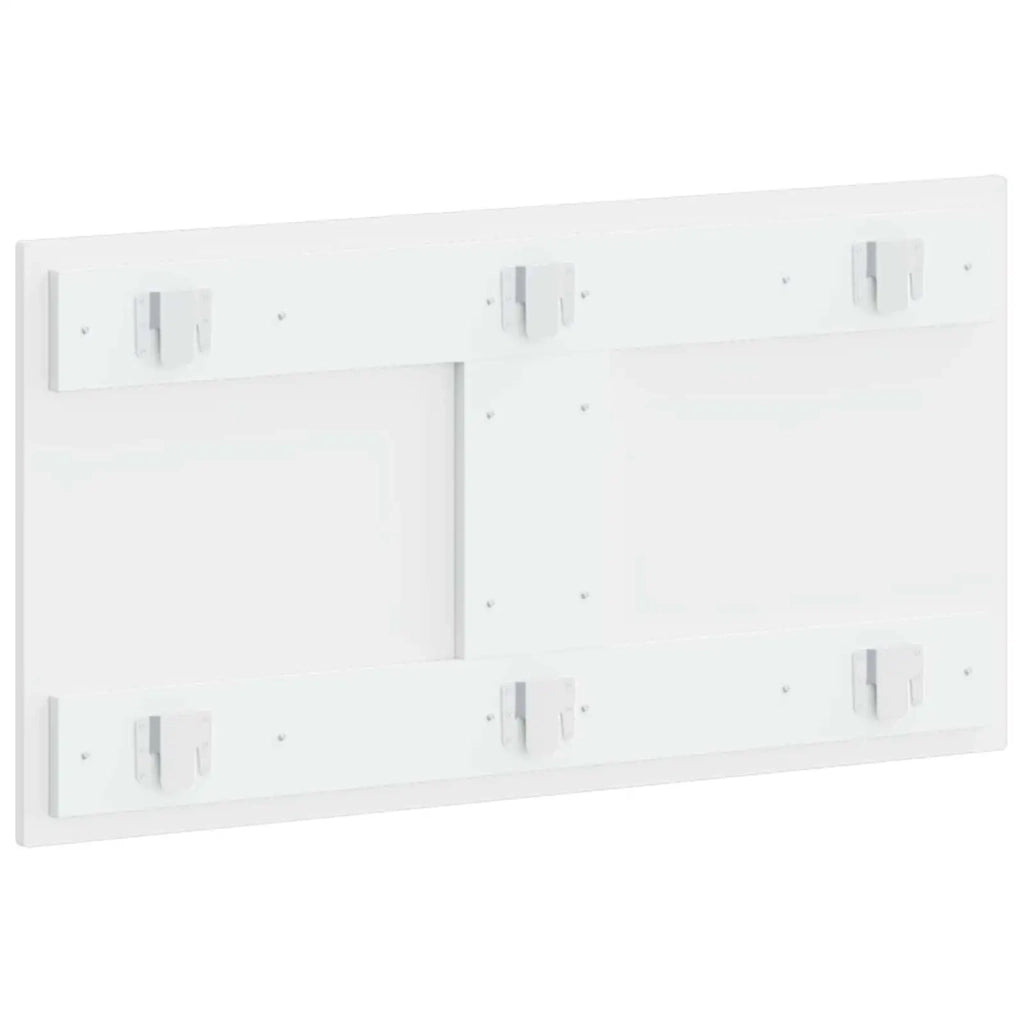 Testiera da Muro HOORN Bianco Legno ingegnerizzato 897415