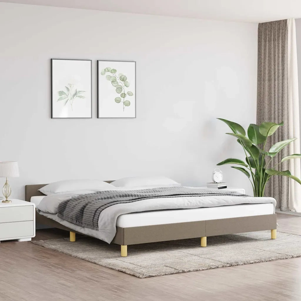 Giroletto senza Materasso Tortora 160x200 cm in Tessuto 347427