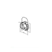 SUPPORTO CON 4 FORI M6 4 SEDI ESAGONALI PER DADO M6 ERA L Ø 58MM NICE 526.10003