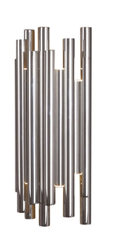 Applique Organic W0186 tubi cromo LED 8W Maxlight moderna