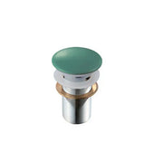 PILETTA CLICK-CLACK LAVABO FANCY CON TROPPO PIENO- Verde Foresta- DH- pezzi 1