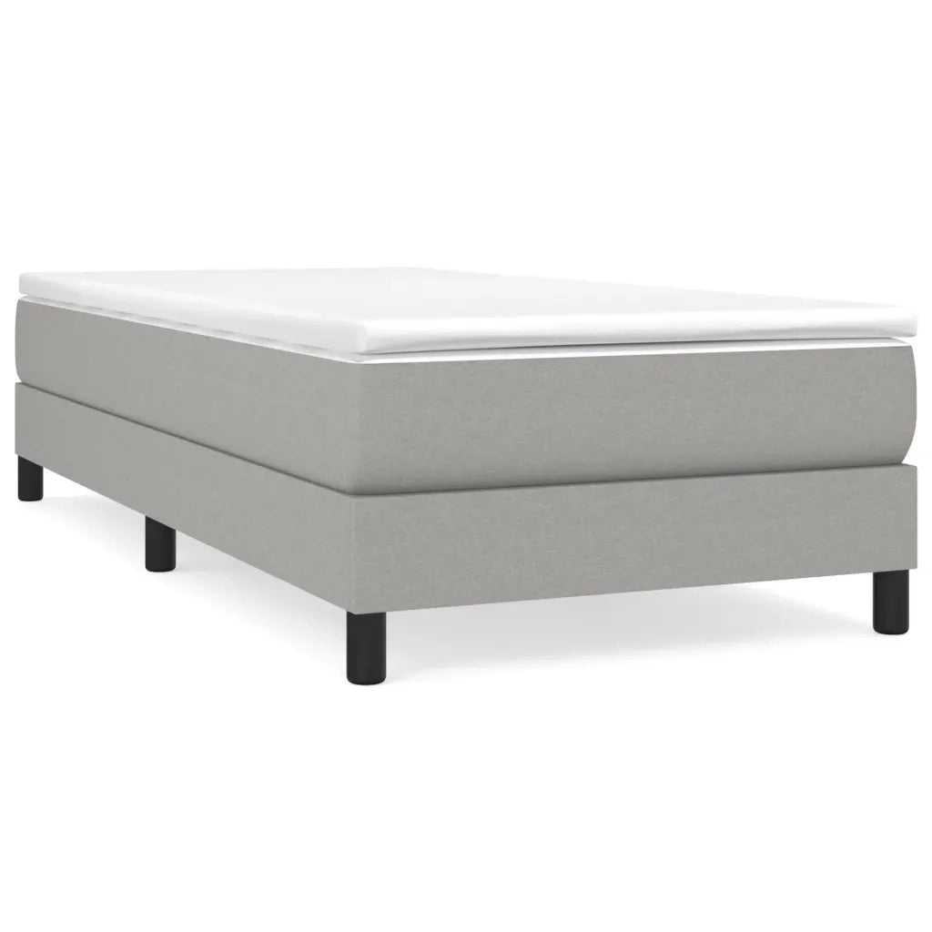 Giroletto a Molle Grigio Chiaro 80x200 cm in Tessuto cod mxl 37139