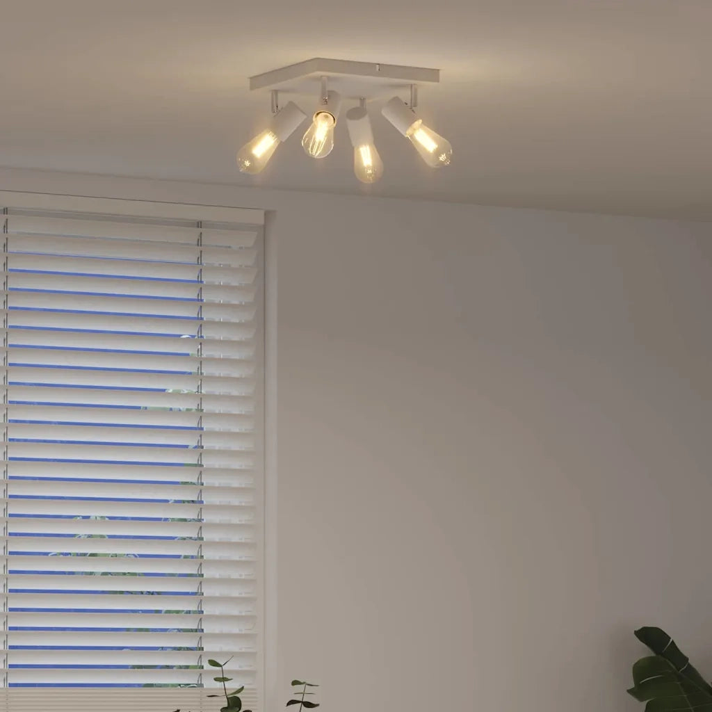 Faretto da soffitto Bianco 26,5 x 26 x 11,5 cm Metallo 4108186