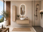 Mobile bagno componibile FORMENTERA con modulo da 60 cm, lavabo, senza specchio