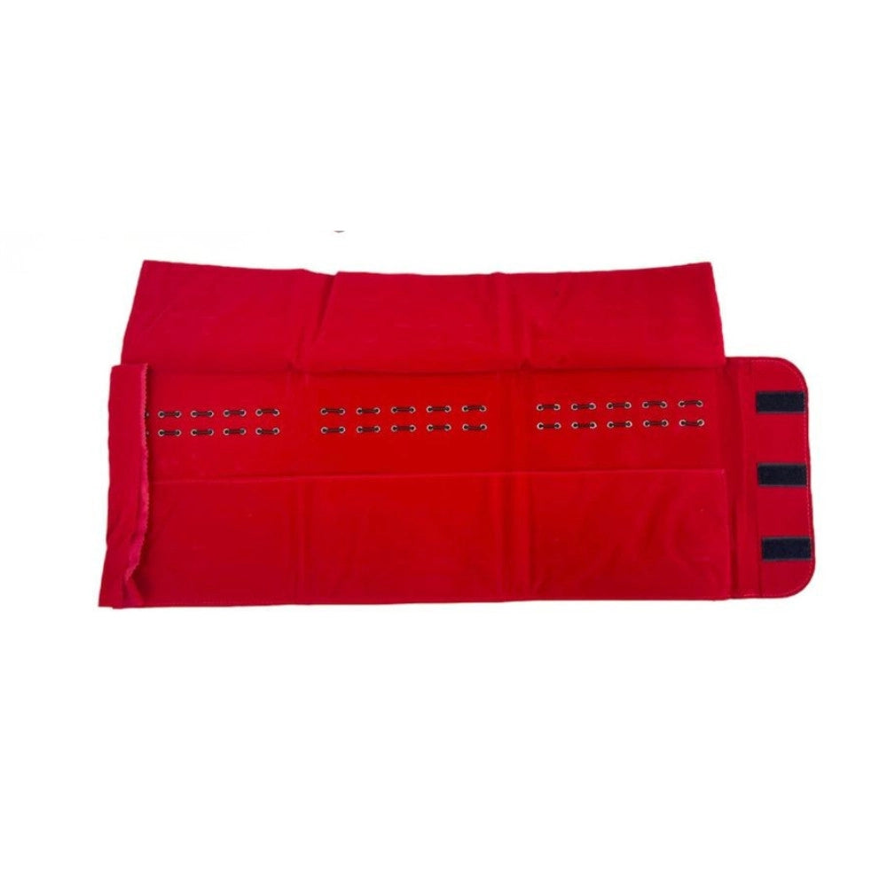 Trade Shop - Custodia Porta Orologi Da Viaggio 25x21x3 Cm Organizer Multi Slot Con Chiusura -