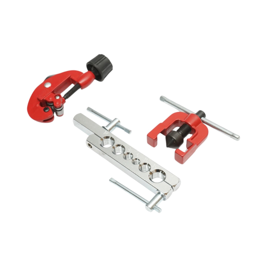Set di crimpatura per tubi 6-15 mm HVAC/R con taglierina e sbavatore 3-28 mm Breckner Germany