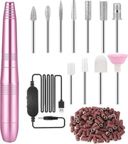 Foglia elettrico per unghie - Kit manicure - Pedicure - Strumento per file unghie - Strumento per levigare unghie