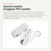 Meetlint Portatile con Alta Precisione - Doppio Lato - PVC - 250 cm - Ambientalmente Sostenibile