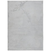 Tappeto del soggiorno | Tappeto IZA a Pelo Corto Aspetto Scandinavo Grigio 200x280 cm
