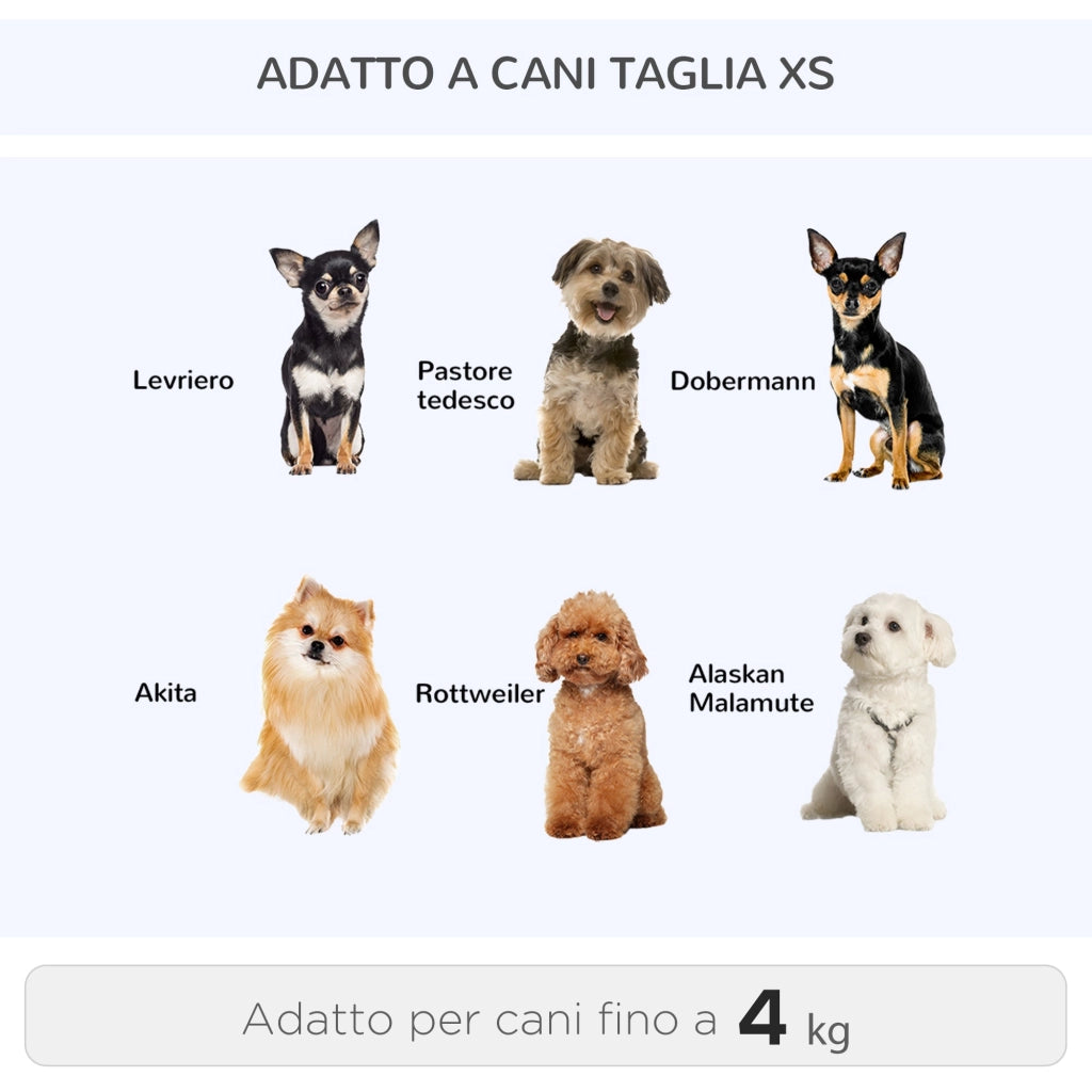 Trolley zaino 2 in 1 per piccoli animali domestici 36x30x49 cm  Blu