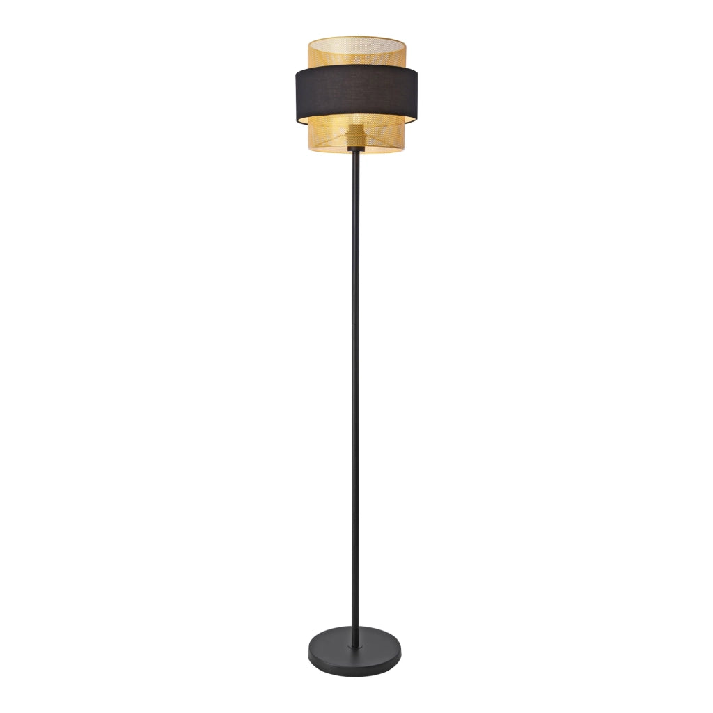 Lampada da terra lampadario 160 x 30 cm nero e oro lux.pro 03_0007253