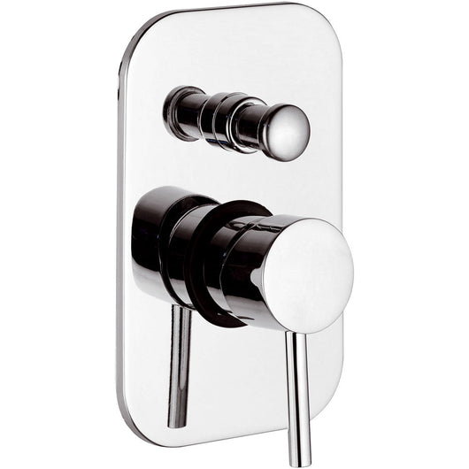 Rubinetto Miscelatore Monocomando Doccia ad Incasso con Deviatore in Ottone Mariani Hermes Cromato