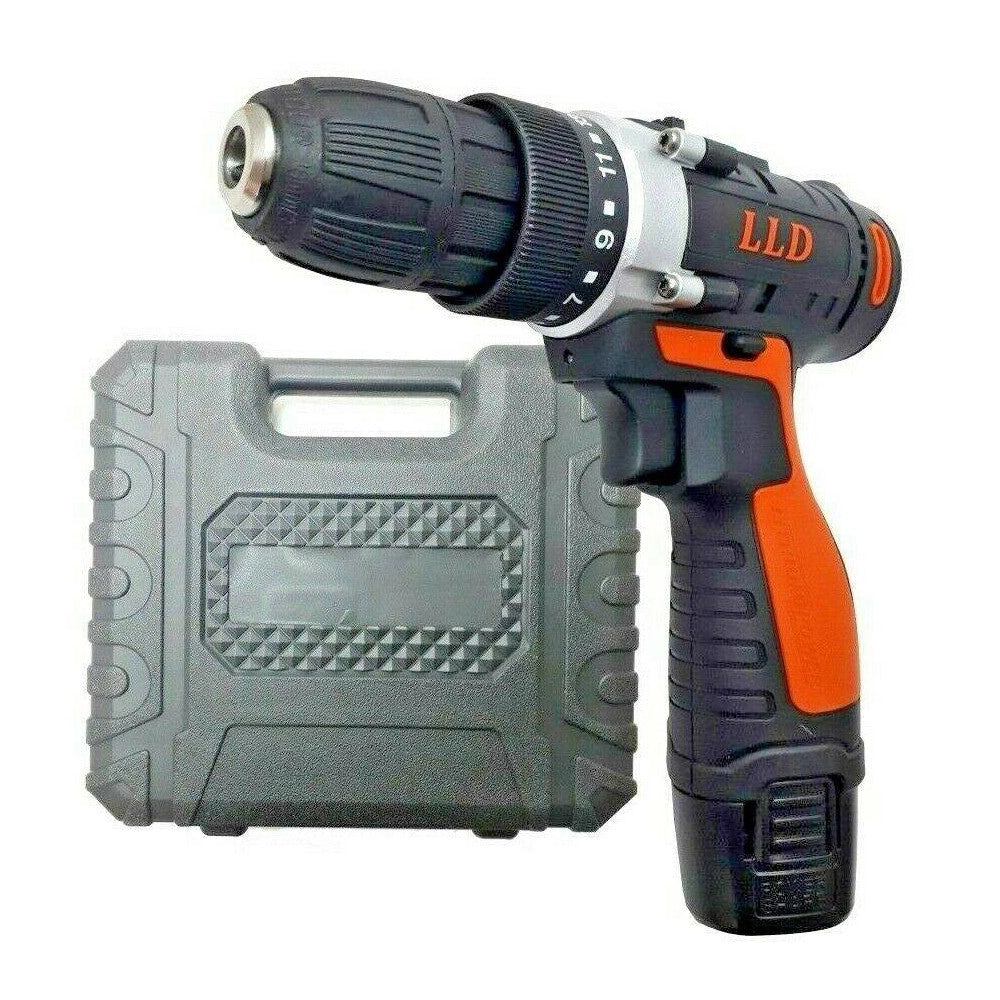 Trade Shop - Trapano Avvitatore A Batteria Valigetta 18v Cordless + Batteria Omaggio -