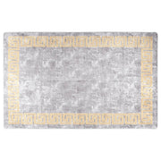Tappeto Lavabile 80x150 cm Grigio Antiscivolo cod mxl 77675