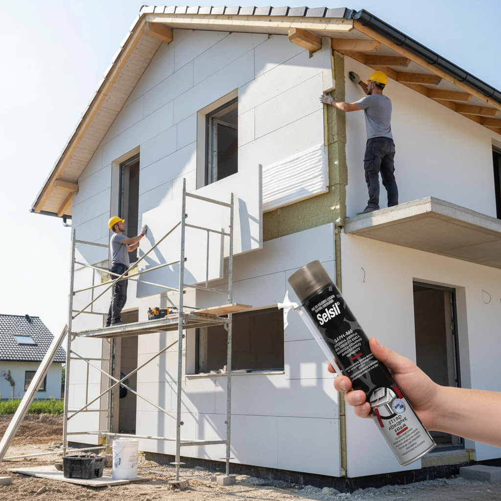 Schiuma adesiva manuale safm-865 per cappotto, coppi e cartongesso 750 ml