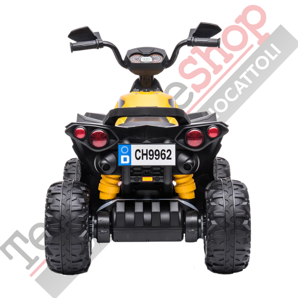 Quad Elettrico per Bambini Quad Medio Sport 12V-Giallo