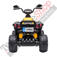 Quad Elettrico per Bambini Quad Medio Sport 12V-Giallo