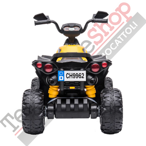 Quad Elettrico per Bambini Quad Medio Sport 12V-Giallo