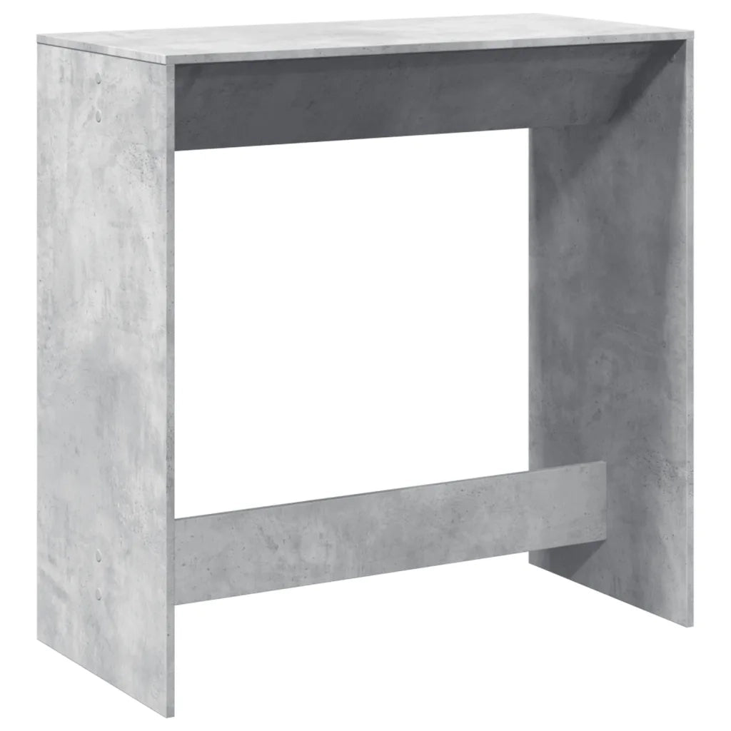Tavolo da Bar Grigio Cemento 102x50x103,5 cm Legno Multistrato