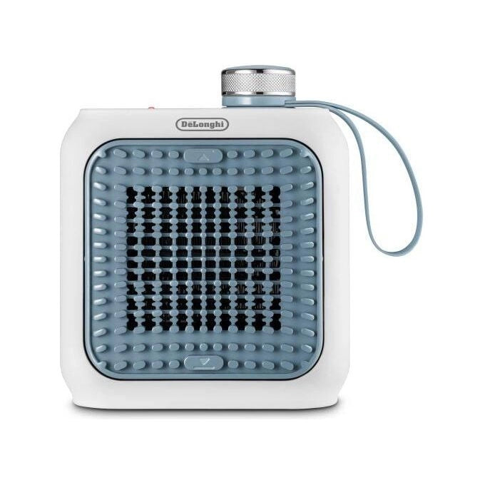 De’Longhi HFX10B03.LB stufetta elettrica Interno Blu, Grigio 360 W Riscaldatore ambiente elettrico con ventilatore