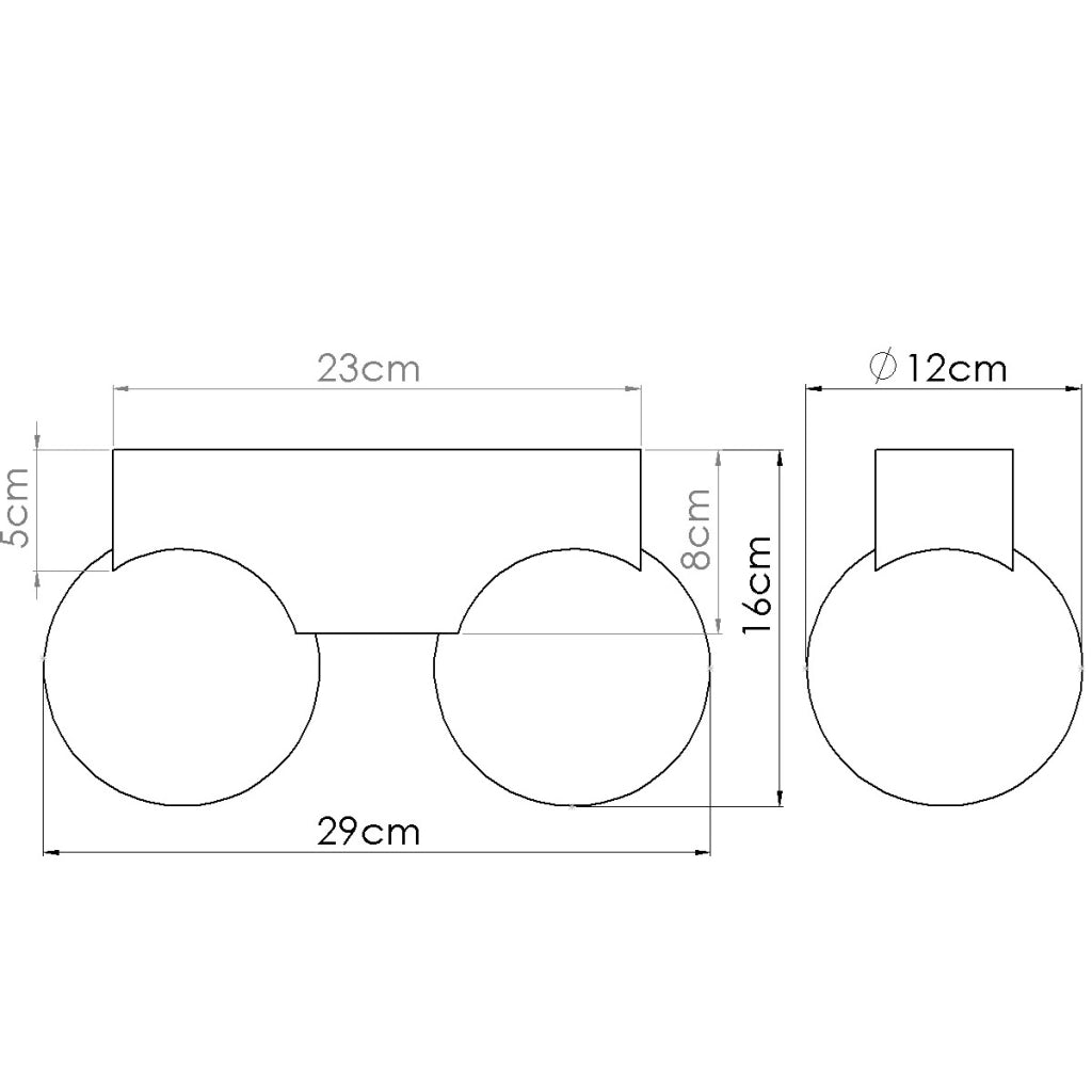 Lampada a sospensione moderna BULBO Peach Puff a 2 luci in legno e vetro IP20