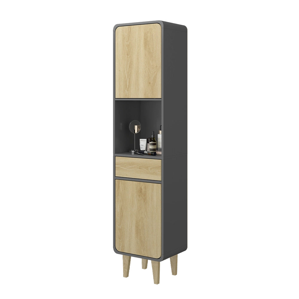 Vicco Mobili per il bagno Antracite/quercia dorata 40 x 161 cm