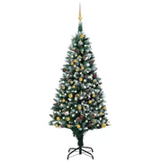 Set Albero Natale Artificiale con LED Palline e Pigne 210 cm  cod mxl 37892