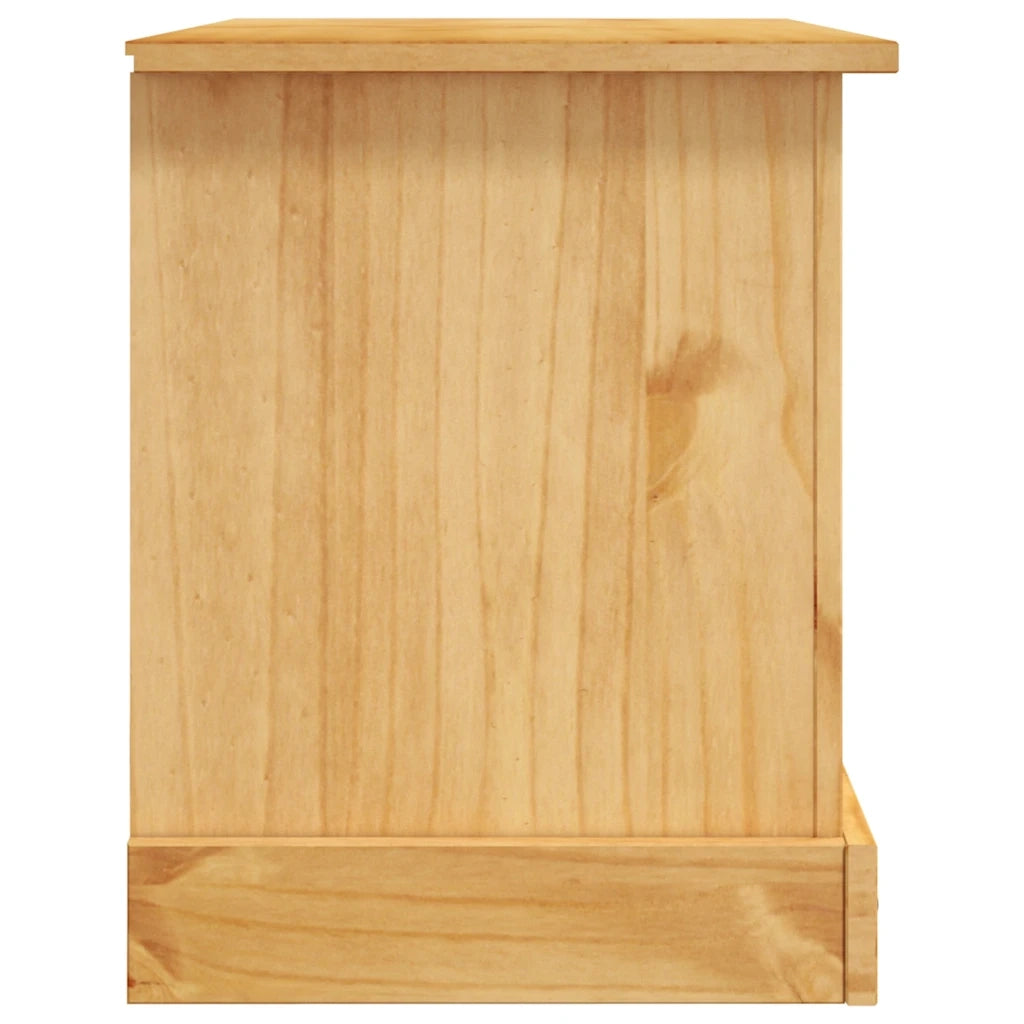 Mobile Porta TV Legno Pino Messicano Corona Range 91x43x56 cm 243738