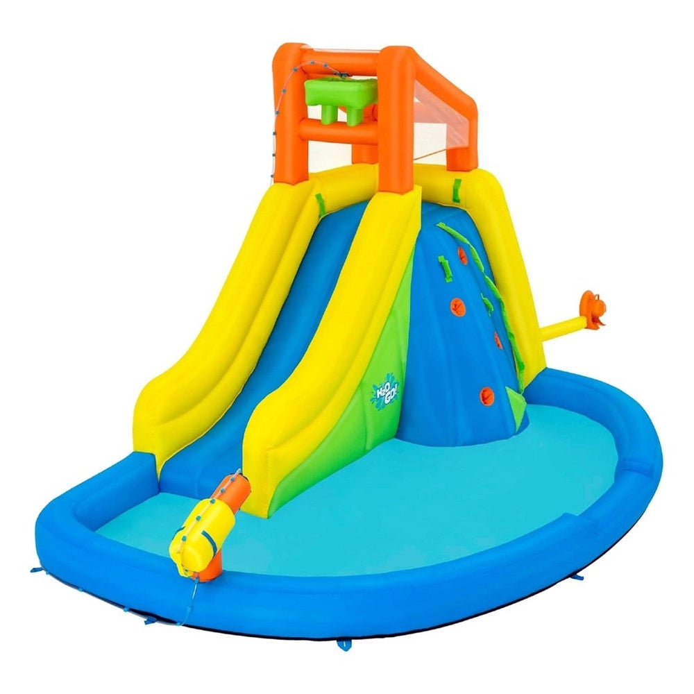 Trade Shop - Mega Parco Acquatico Con Montagna Soffiatore Scivolo Piscina Gonfiabile 435x286x267cm 53478 -