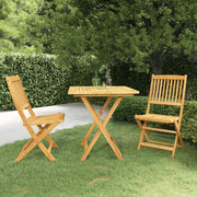 Set da Pranzo da Giardino 3 pz Pieghevole in Massello di Acacia 3058258