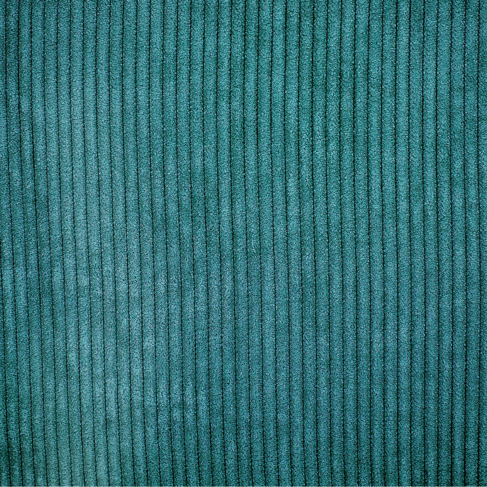 Set di 2 cuscini decorativi in velluto a coste verde petrolio 47 x 27 cm stile moderno tradizionale