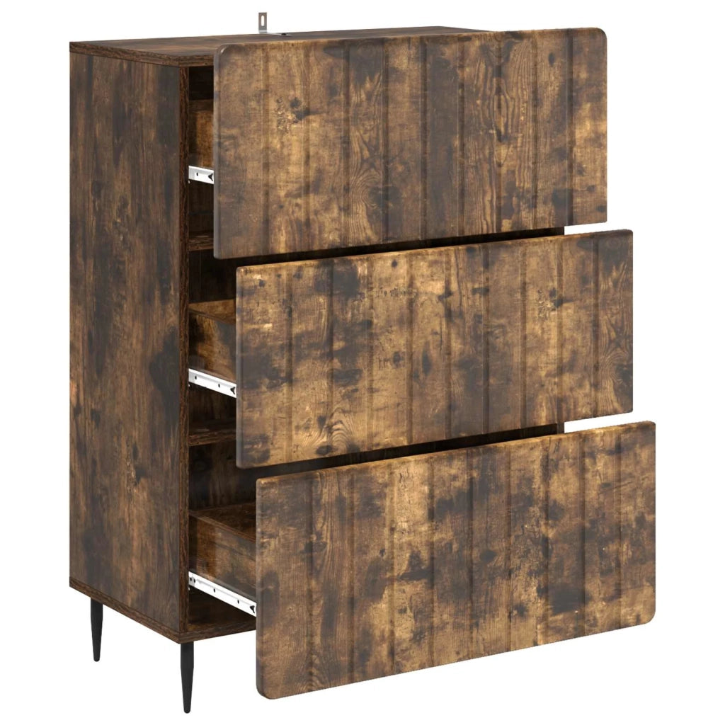 Mobile con Cassetti Rovere Fumo 66 x 34,5 x 92 cm 894380
