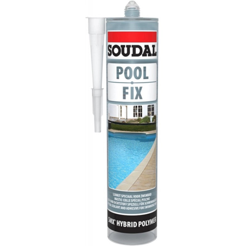 ADESIVO SIGILLANTE 'POOL STIX' SOUDAL 290 ml - Blu chiaro - SOUDAL