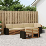 Set di divani da esterno 8 pz Poliestere 3384514