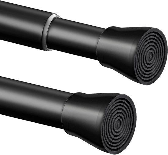 Stang per tenda da bagno adattabile 85-180 cm - Antiscivolo - Acciaio inossidabile - Senza fori - Stanghetto telescopico - Manico stabile - Stang per tenda da bagno
