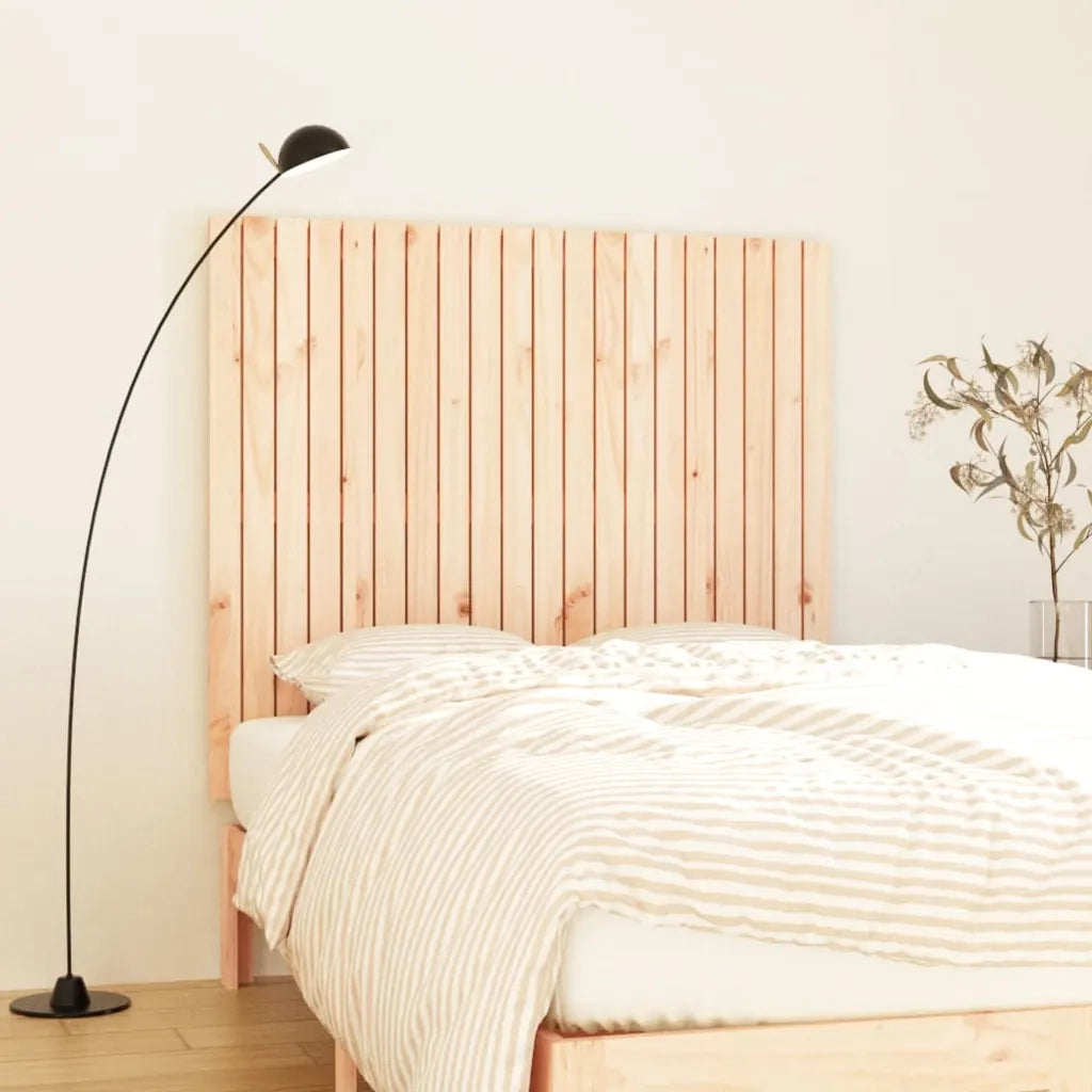 Testiera | Testata da Parete 127,5x3x110 cm in Legno Massello di Pino