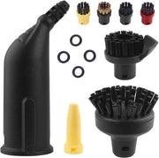 Set di Spazzole e Accessori per Stomiatore - Nero - Bocchetta Estesa - Spazzola Grande Ronde - 4 Spazzole Piccole Ronde 

Specifiche tecniche: 
- Bocchetta estesa 
- Spazzola grande ronde 
- 4 spazzole piccole ronde