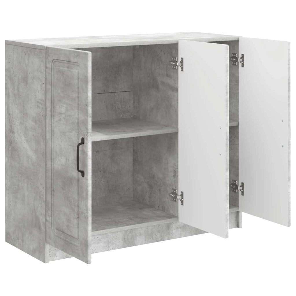 Credenza Grigio Cemento 89 x 34,5 x 77 cm Legno ingegnerizzato 895798
